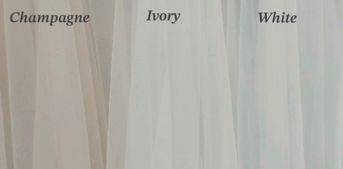 Custom A-Line Wedding Dress with Lace Long Sleeves, V-Neck Satin Skirt & Side Slit